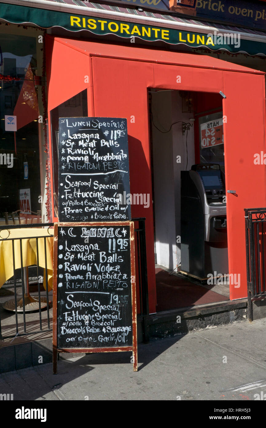 Luna ristorante little italy nyc hires stock photography and images