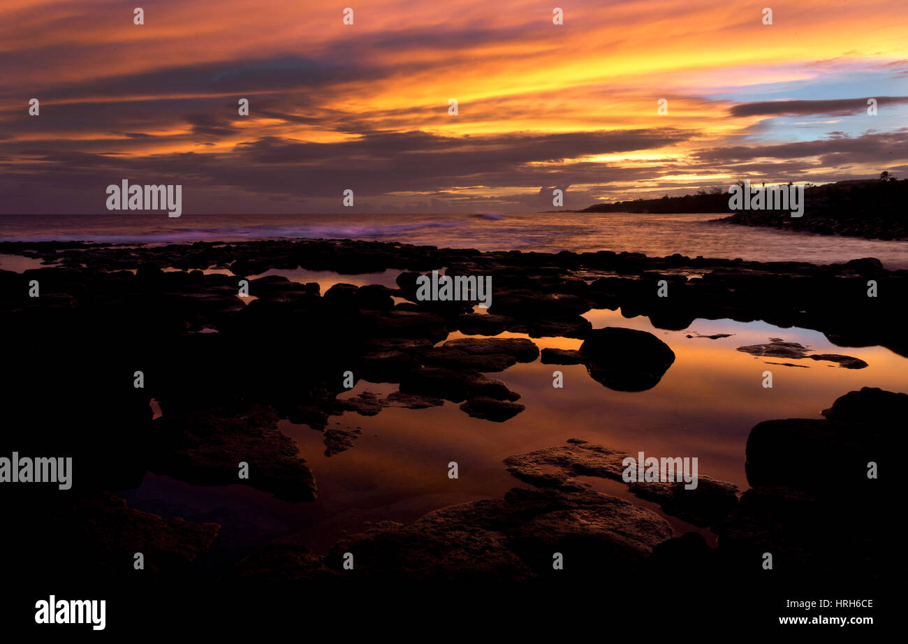 Gorgeous beach in hawaii waves hi-res stock photography and images - Alamy