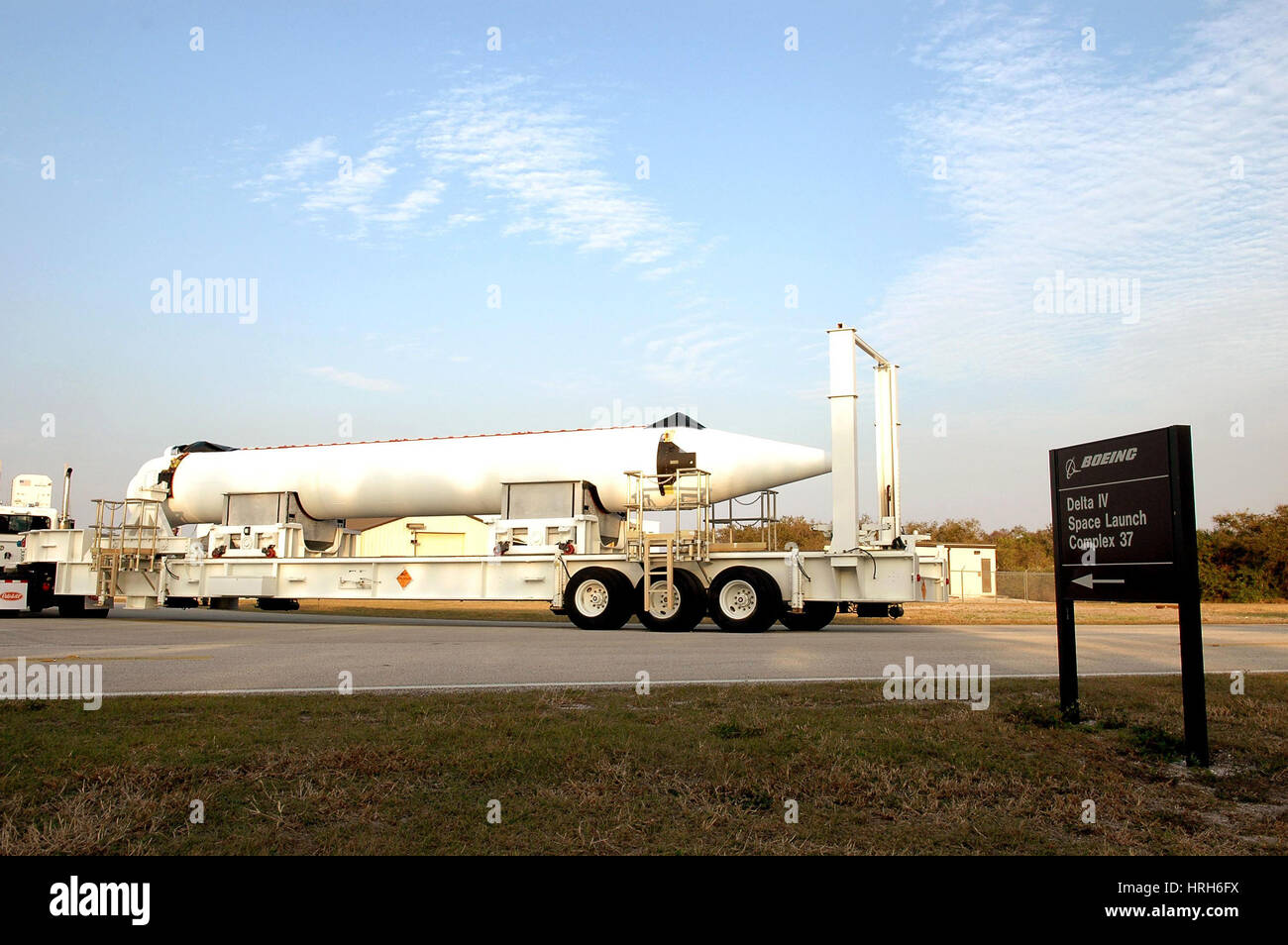 Solid Rocket Booster Stock Photo