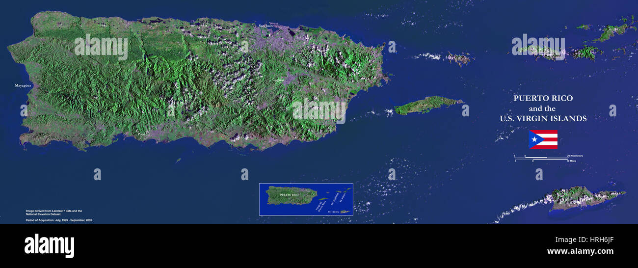 Puerto rico island map hires stock photography and images Alamy