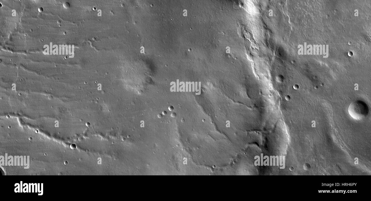 Mars, First HiRISE Image Stock Photo