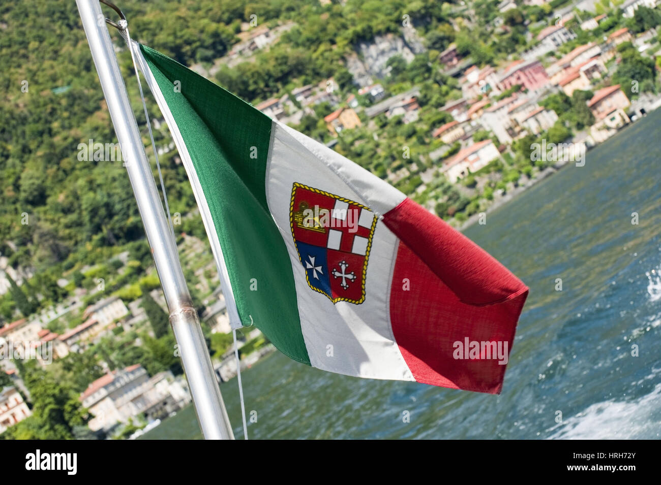 Italienfahne - Italy flag Stock Photo