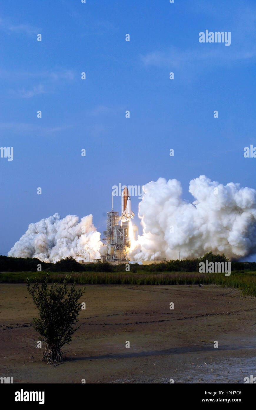 STS-118, Space Shuttle Endeavour Launch, 2007 Stock Photo