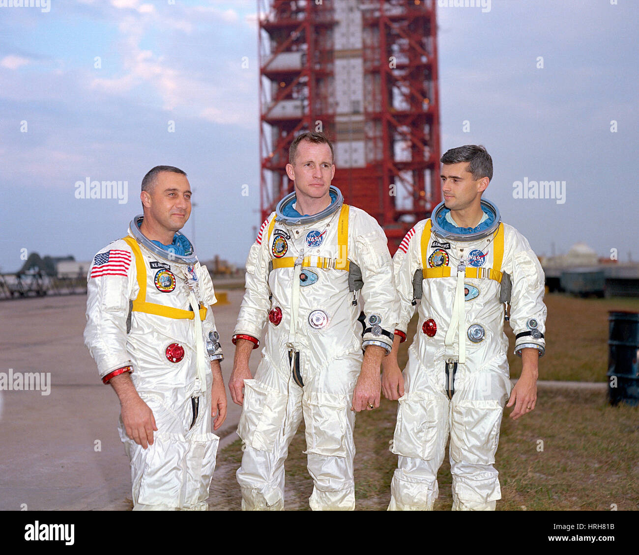 Apollo 1 astronauts Stock Photo