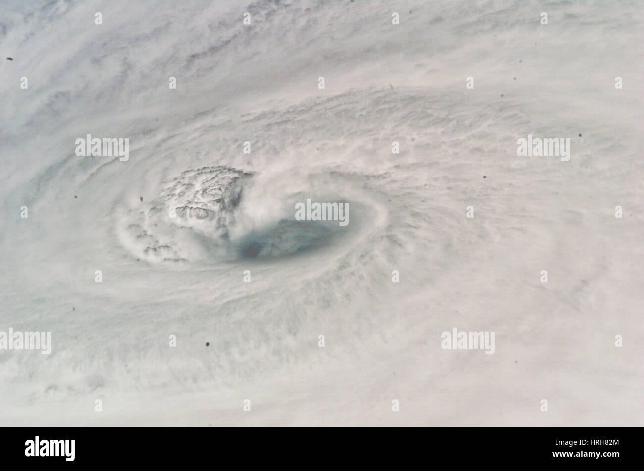 Eye of Hurricane Dean Stock Photo