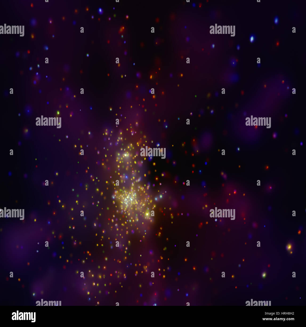 Westerlund 2 star cluster Stock Photo