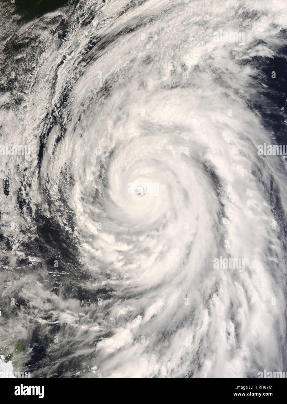 Typhoon Rammasun Stock Photo