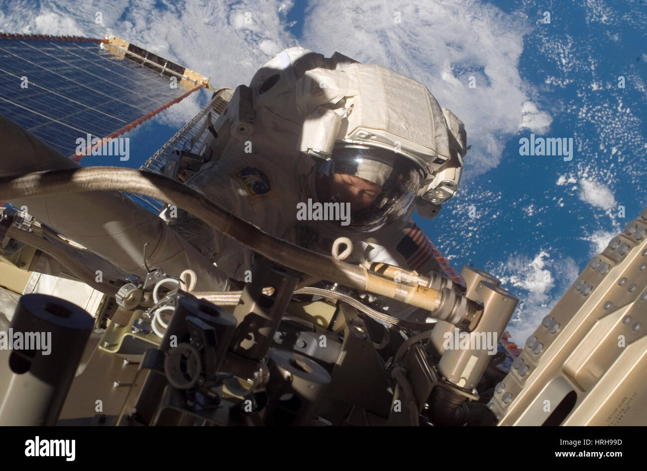 Historic Spacewalk Stock Photo