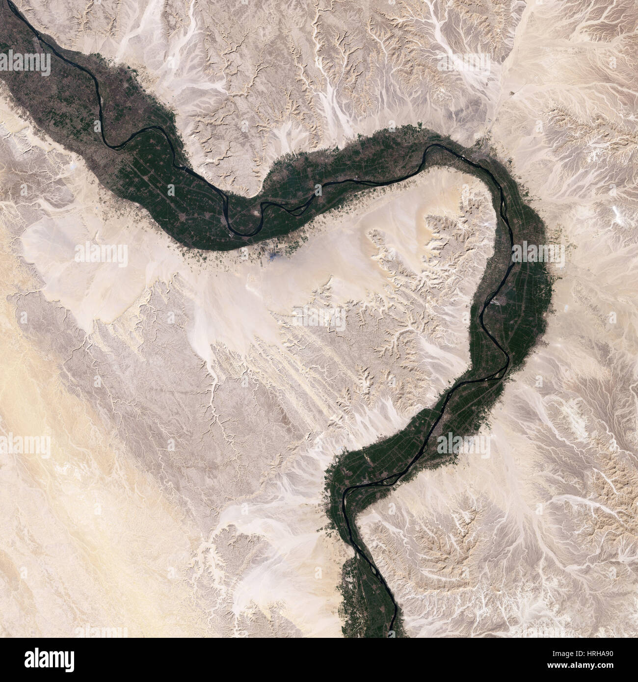 Nile satellite image hi-res stock photography and images - Alamy