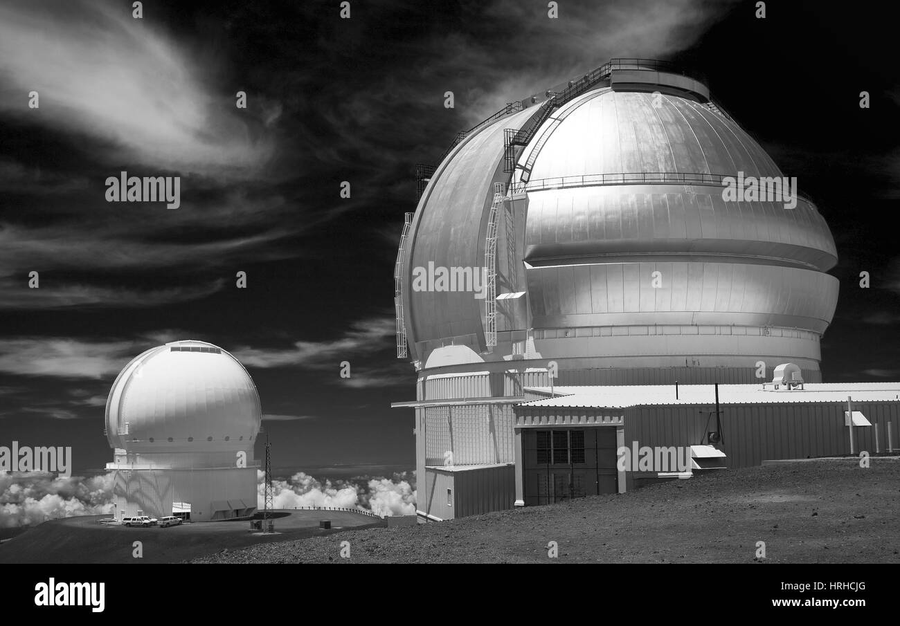 Big island observatory Black and White Stock Photos & Images - Alamy