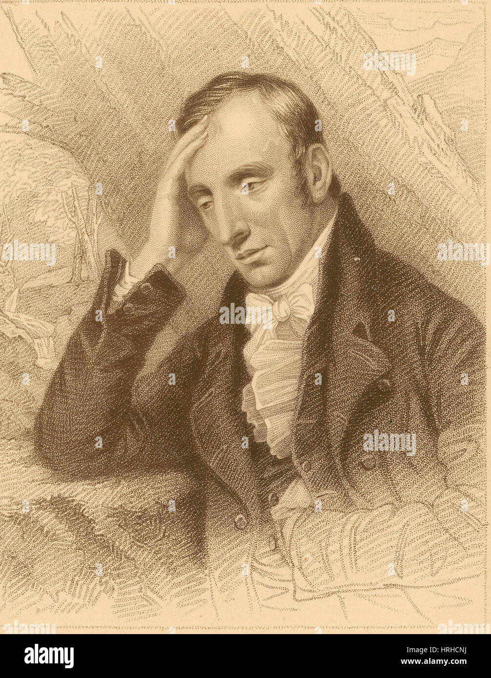 William Wordsworth, English Romantic Poet Stock Photo