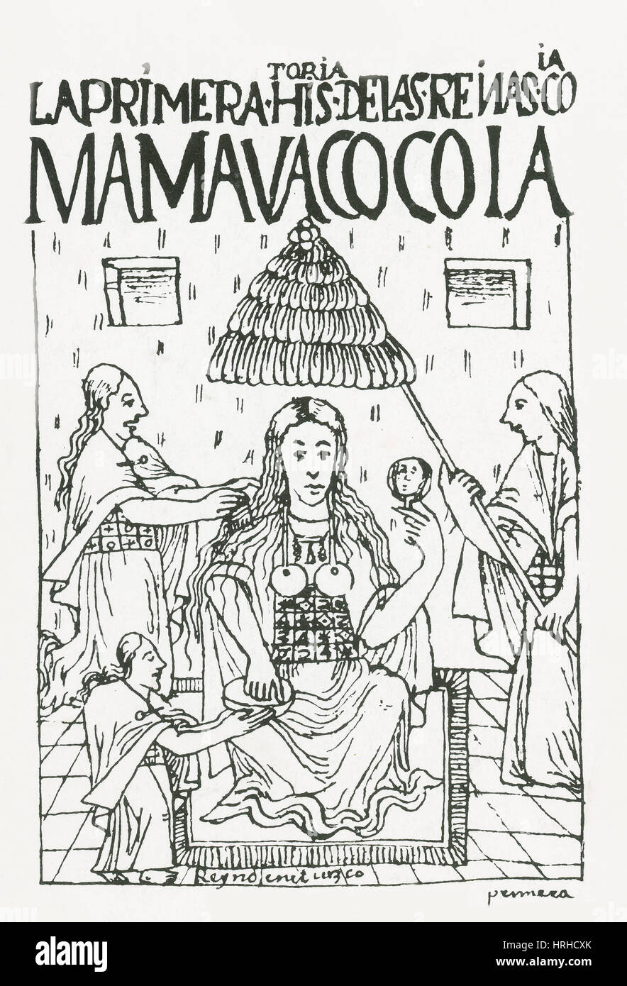 Mama Coya, Incan Empress Stock Photo