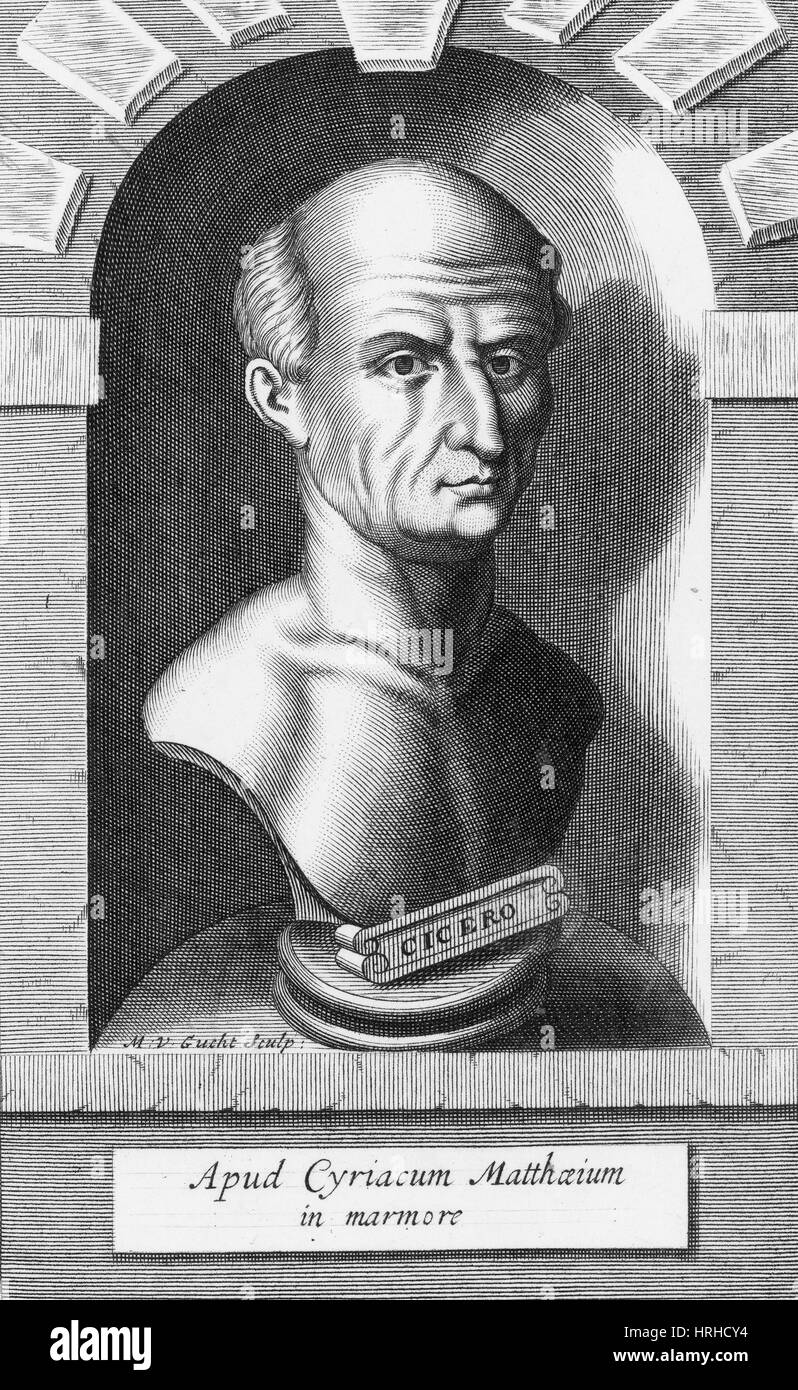 Cicero, Roman Philosopher Stock Photo