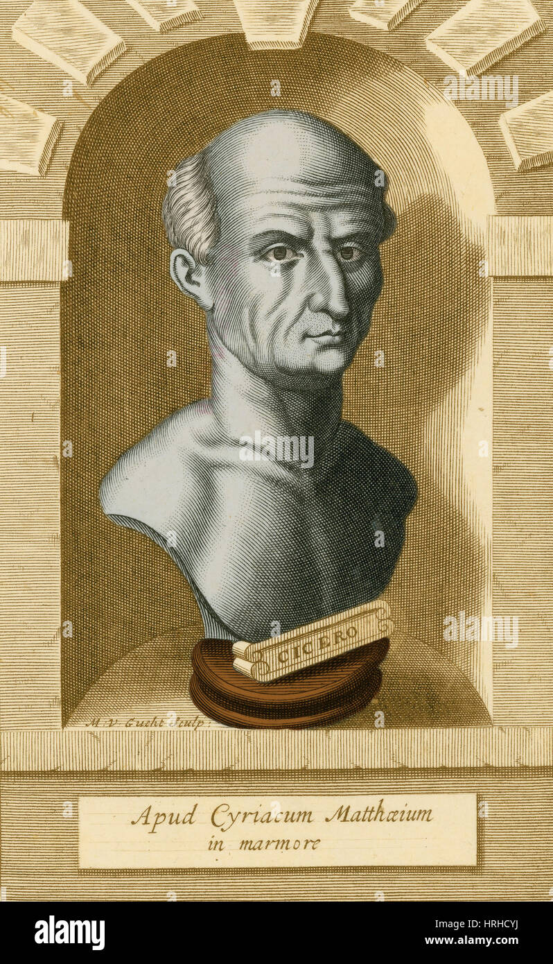 Cicero, Roman Philosopher Stock Photo