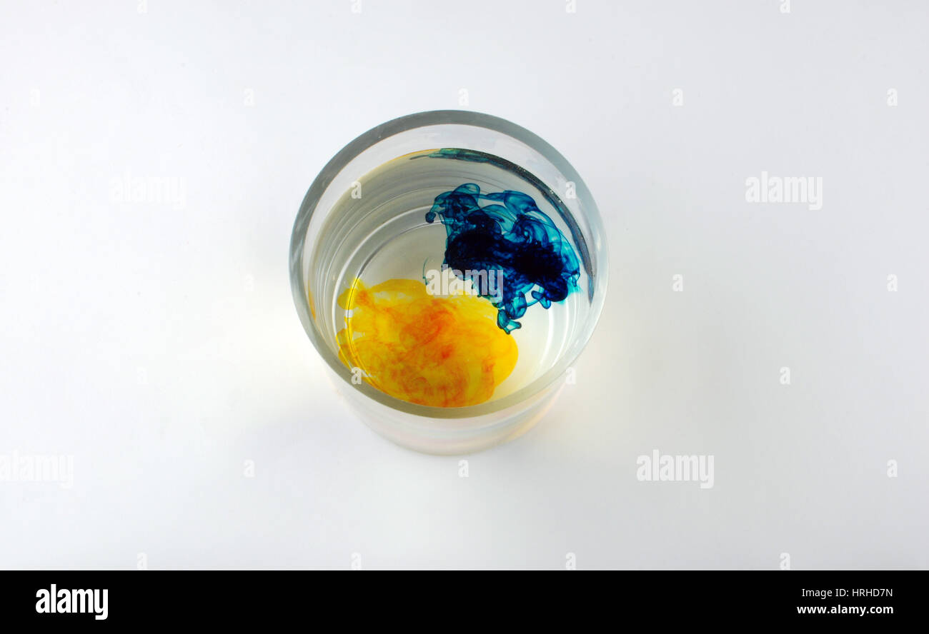 Dye in Water, 2 of 5 Stock Photo Alamy