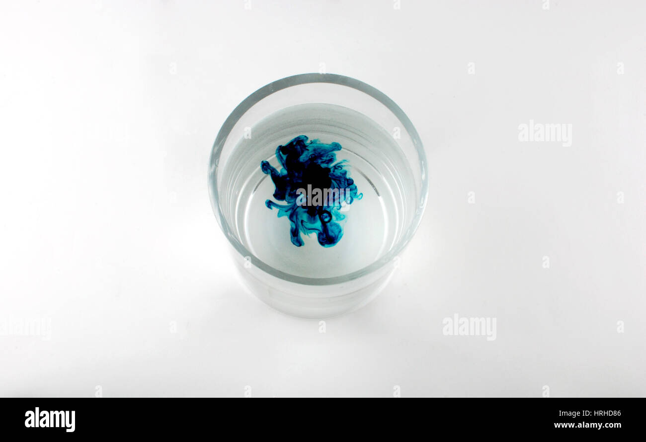 Dye in Water, 1 of 5 Stock Photo Alamy