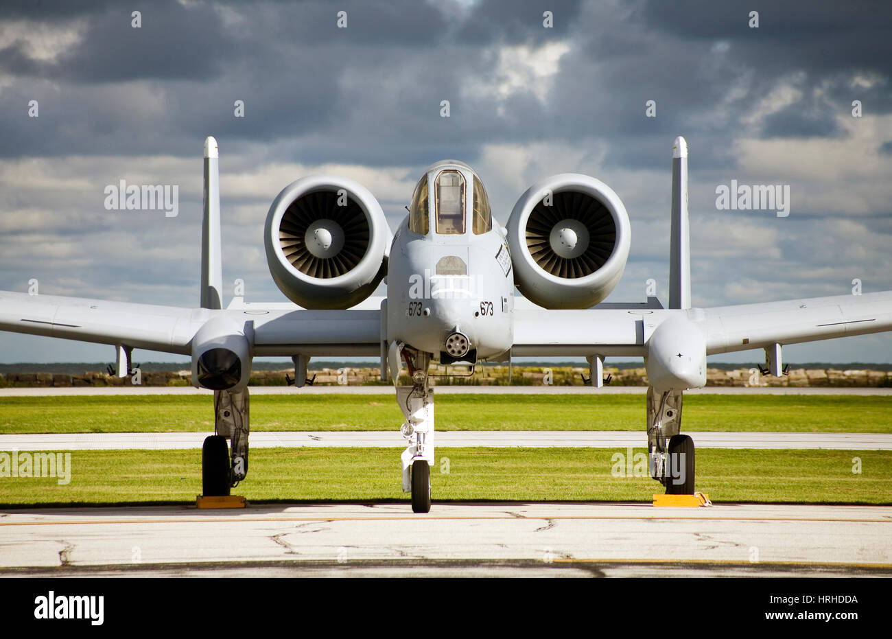 Fairchild Republic A-10 Thunderbolt Warthog Stock Photo