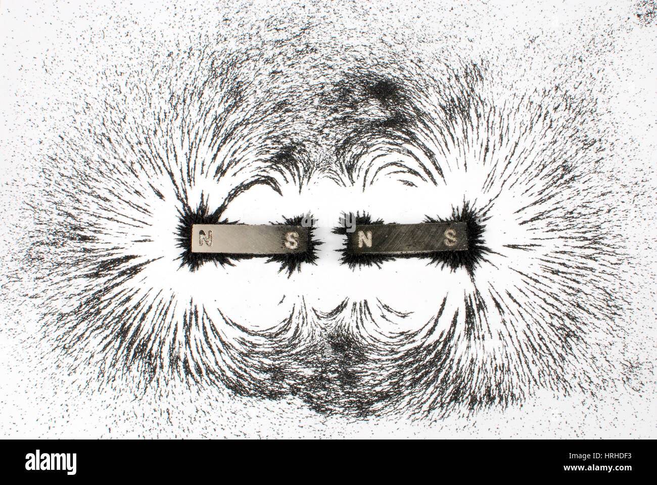 attraction iron filings hires stock photography and images