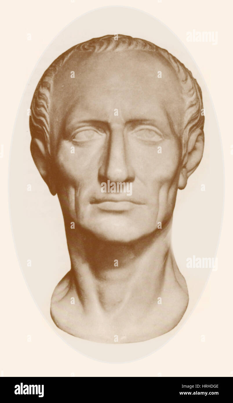 Julius Caesar, Roman General and Statesman Stock Photo