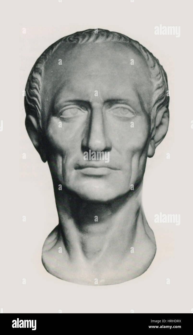 Julius Caesar, Roman General and Statesman Stock Photo