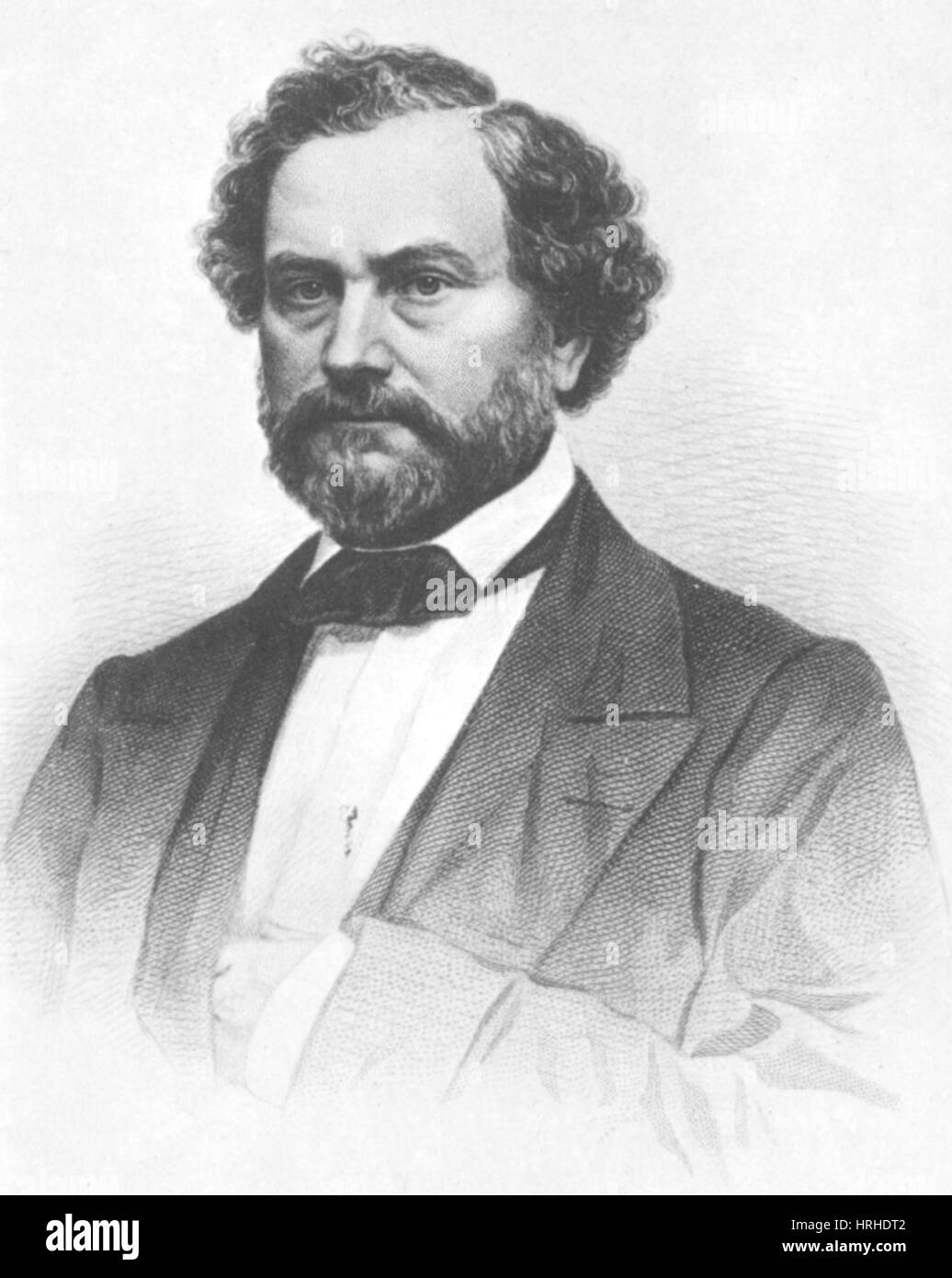Samuel Colt, American Inventor Stock Photo