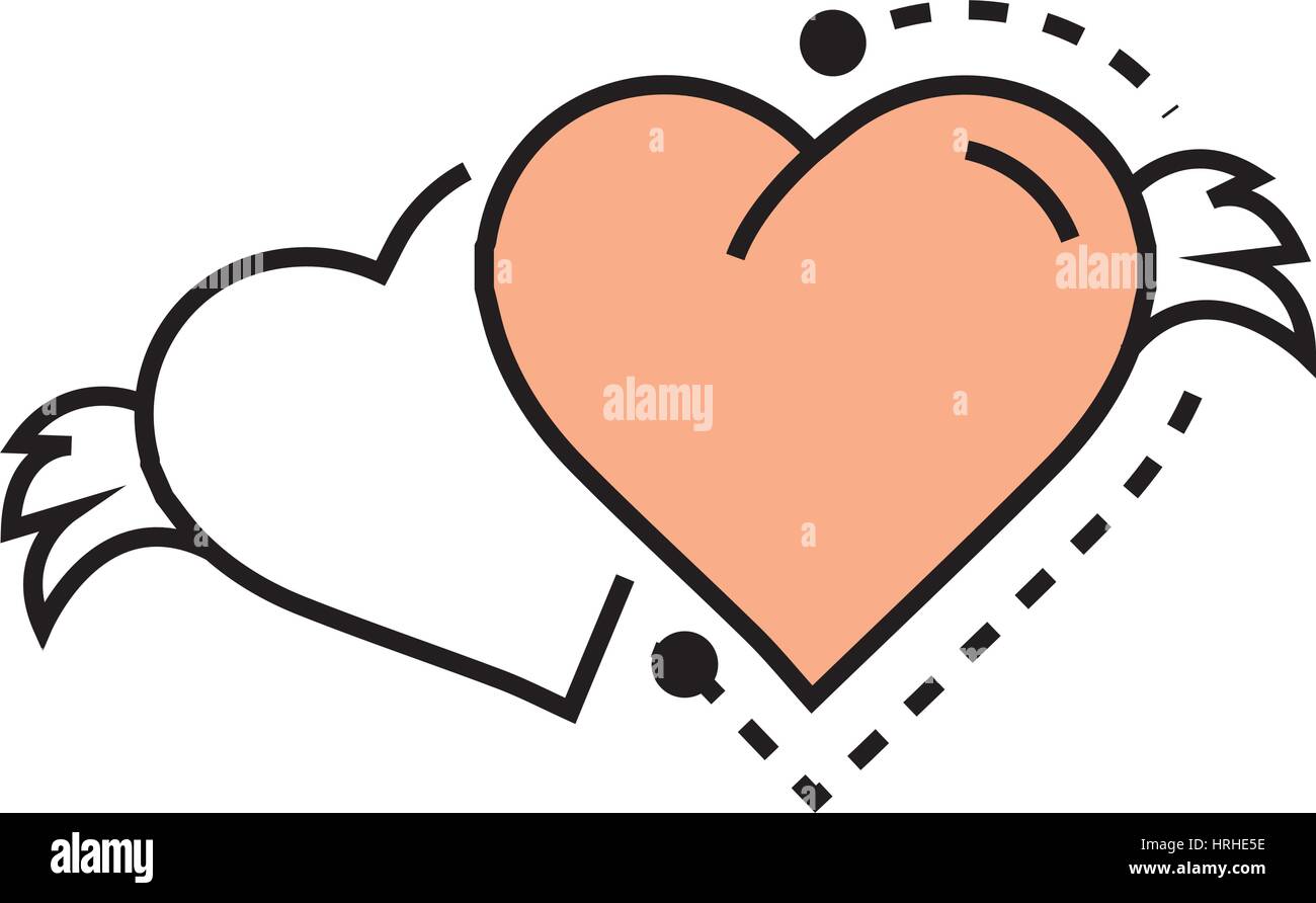 Hearts And Wings High Resolution Stock Photography And Images Alamy