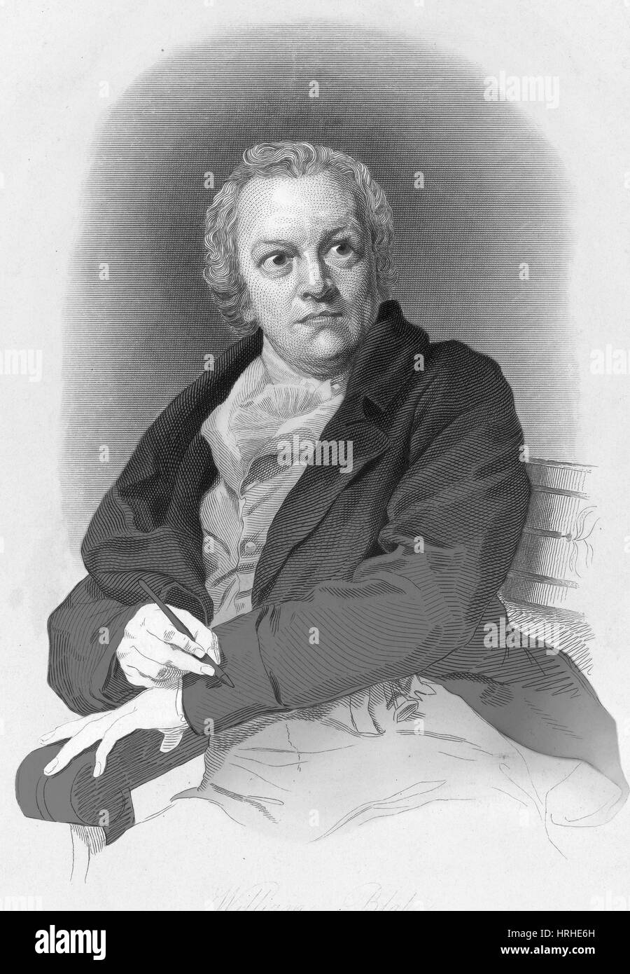 William Blake, English Poet and Artist Stock Photo