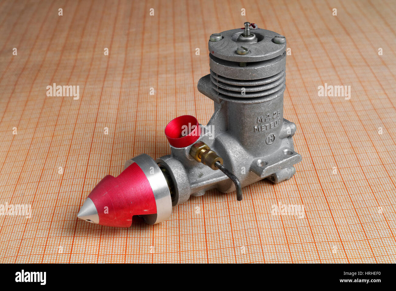 old nitro engine 2.5ccm METEOR MD 2.5 Stock Photo Alamy
