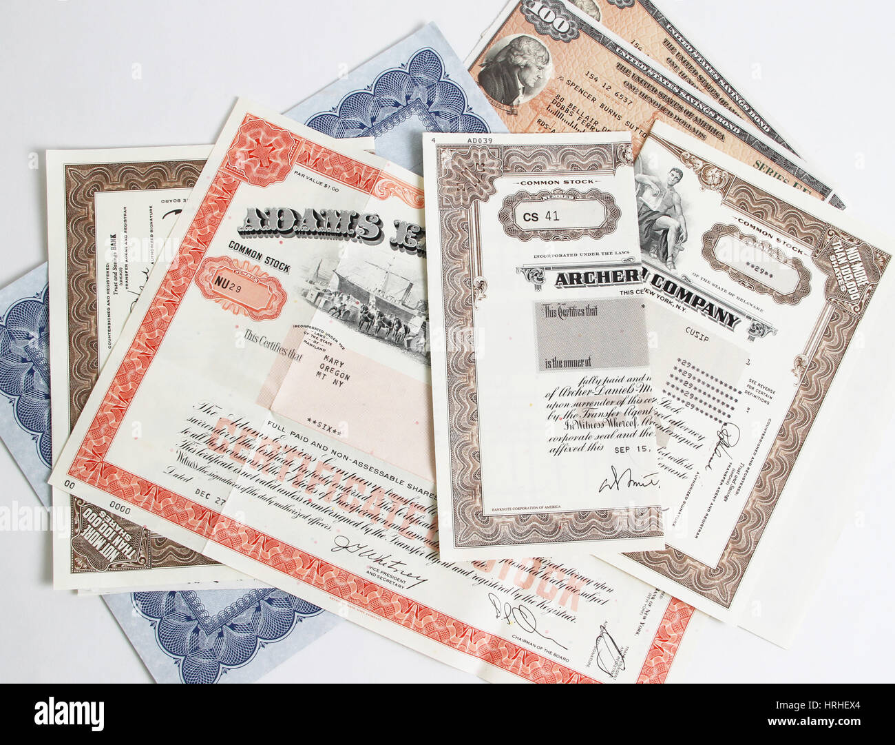 Stock market share certificate hires stock photography and images Alamy