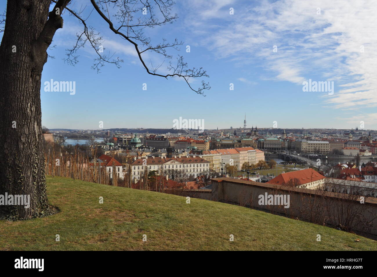 View from Praga Castle Stock Photo