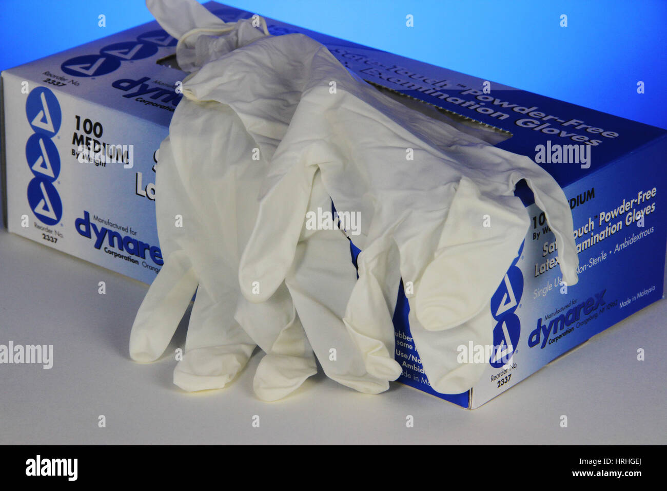Latex Examination Gloves Stock Photo Alamy