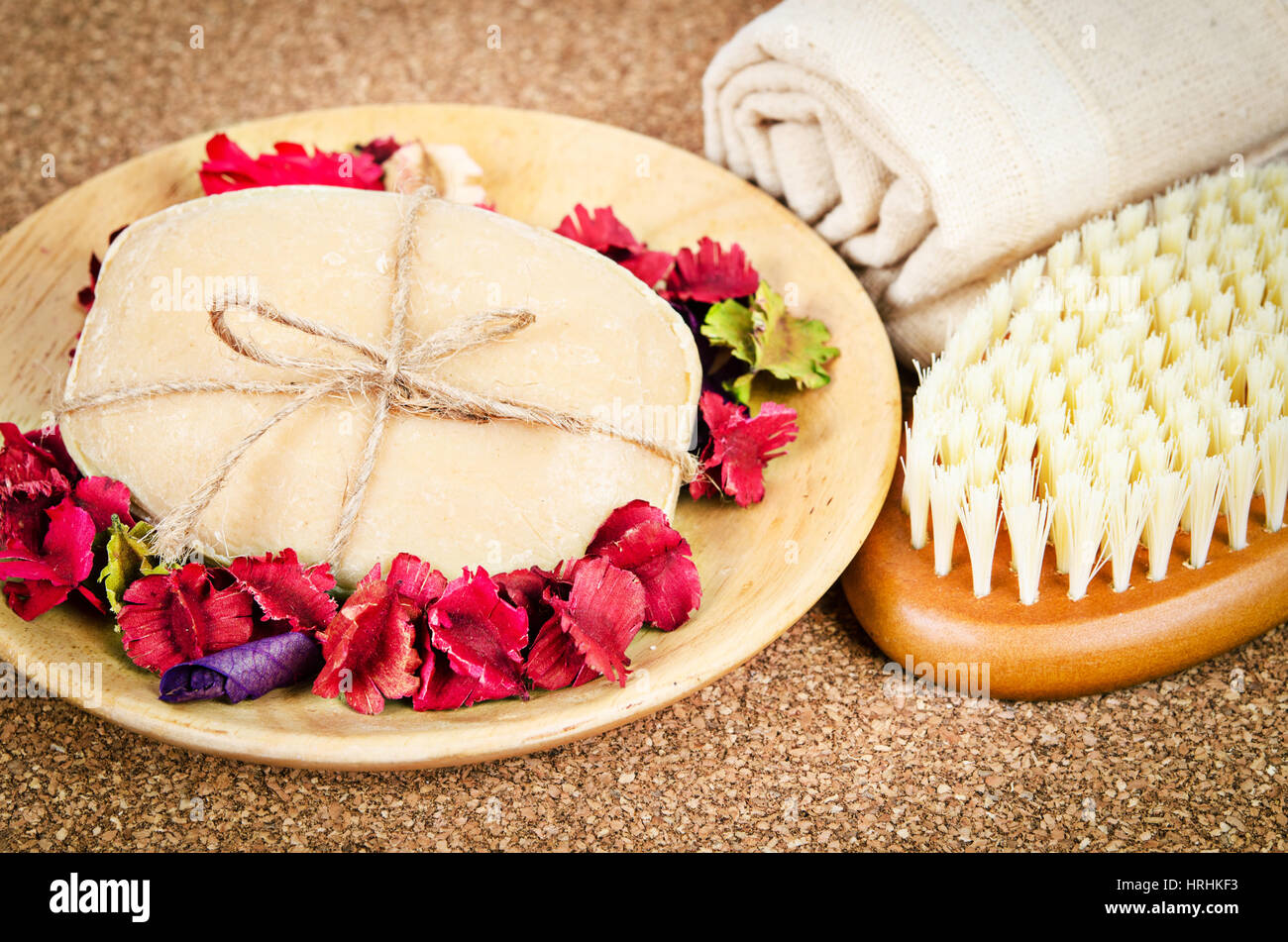 Soap natural beige cosmetics spa hi-res stock photography and images ...