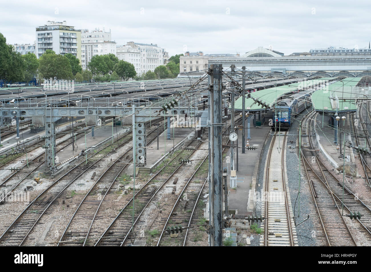 Paris Gare de l'Est railway station Stock Photo