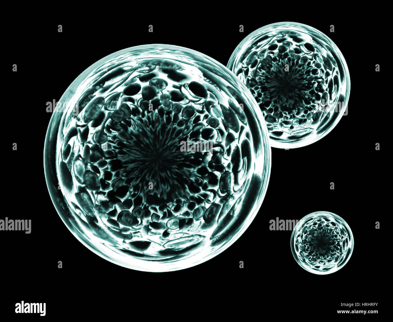 Virus - Bacteria - Cell - Microbe - Abstract Illustration Stock Photo