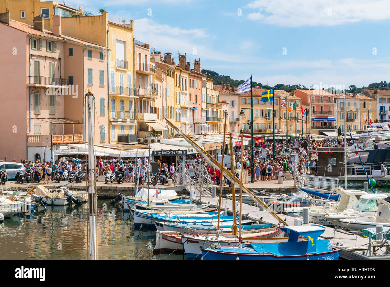 Saint Tropez, Var, Cote d'Azur, Provence, French Riviera, France, Mediterranean Stock Photo