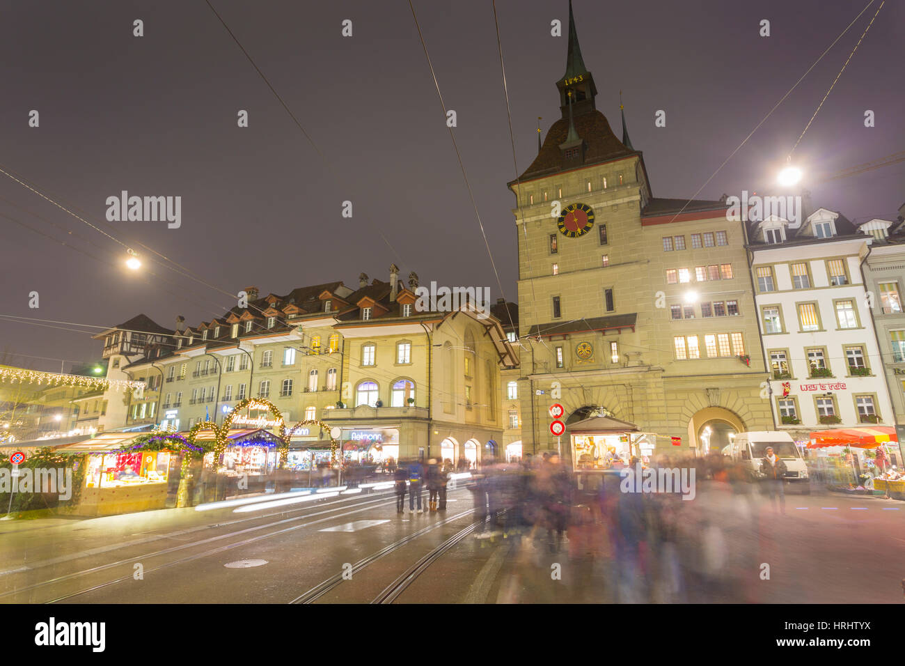 Barenplatz, Bern, Jungfrau region, Bernese Oberland, Swiss Alps, Switzerland Stock Photo