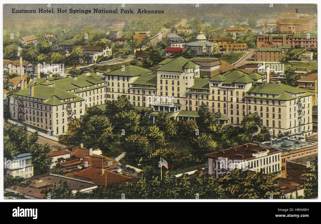Eastman Hotel, Hot Springs National Park, Arkansas Stock Photo Alamy