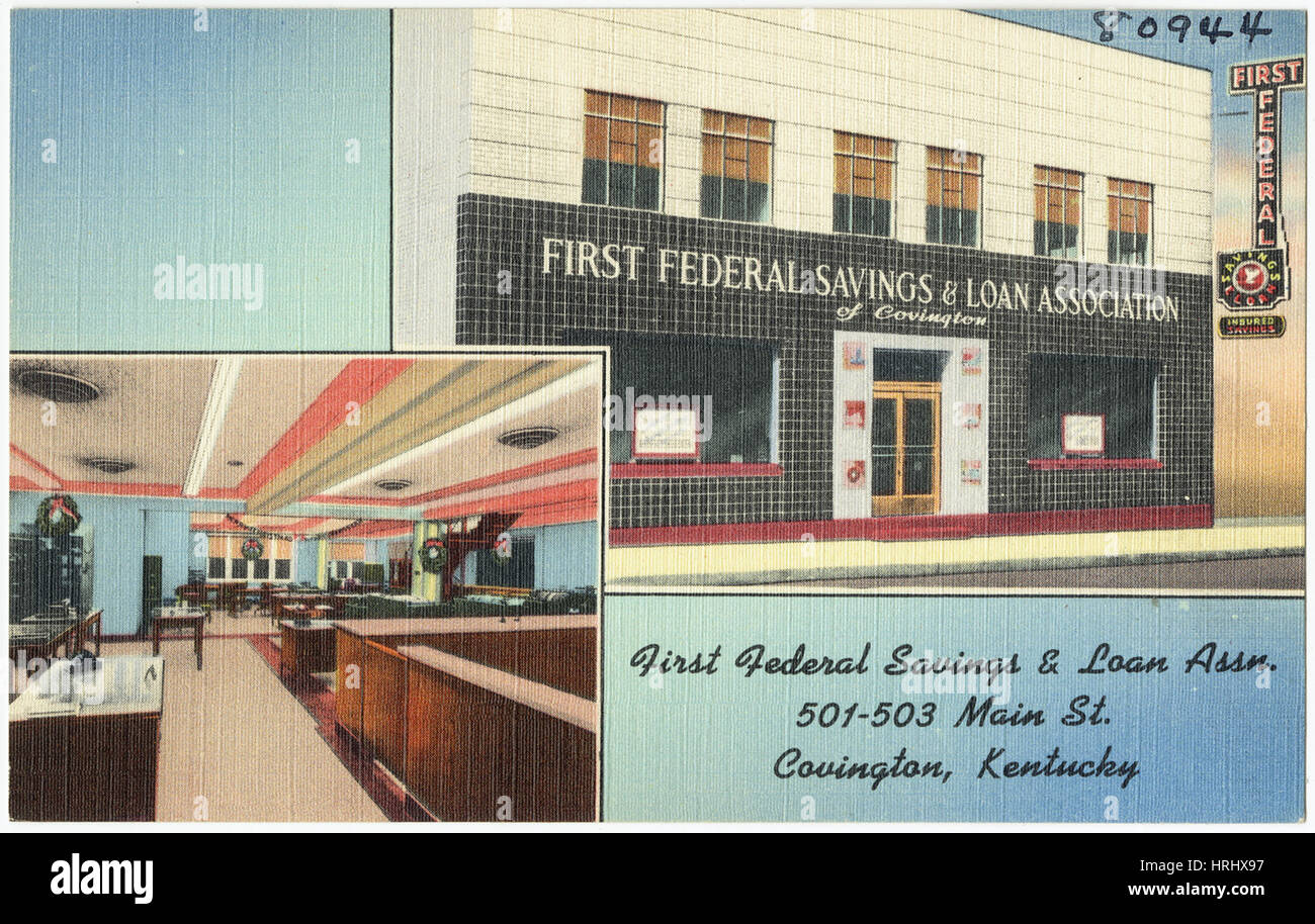 First federal savings and loan hi res stock photography and images alamy