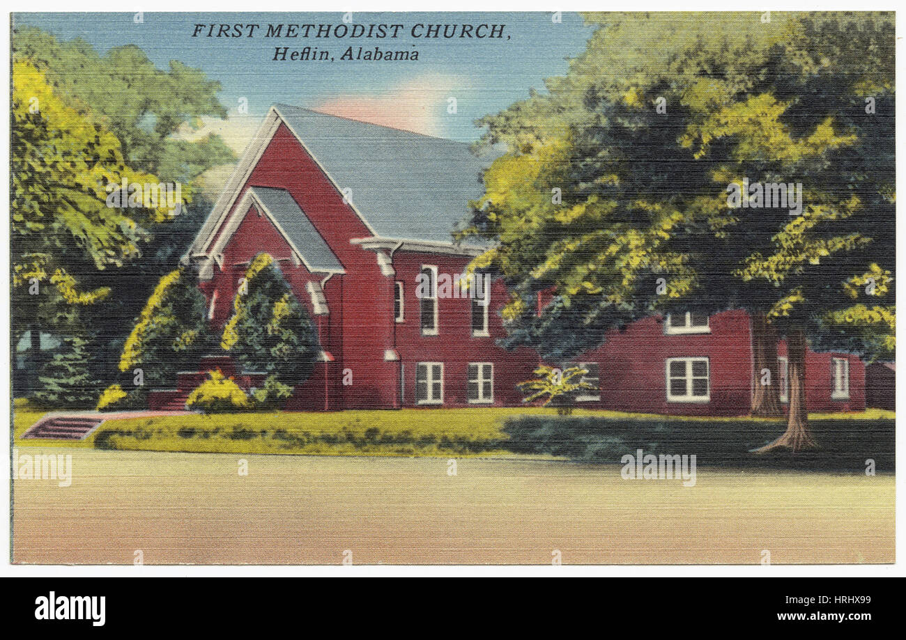 First Methodist Church, Heflin, Alabama Stock Photo Alamy