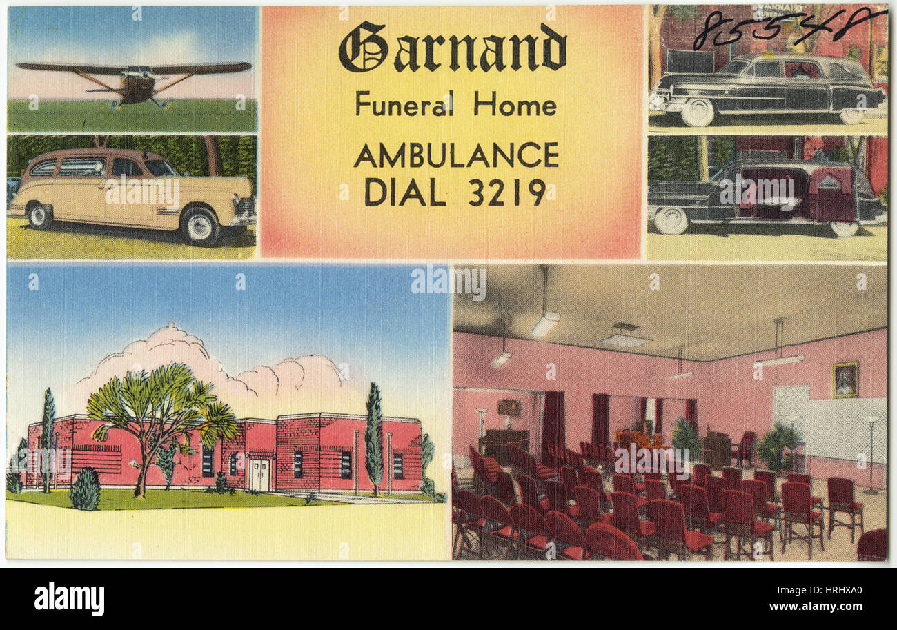 Kansas Garnand Funeral Home Stock Photo Alamy
