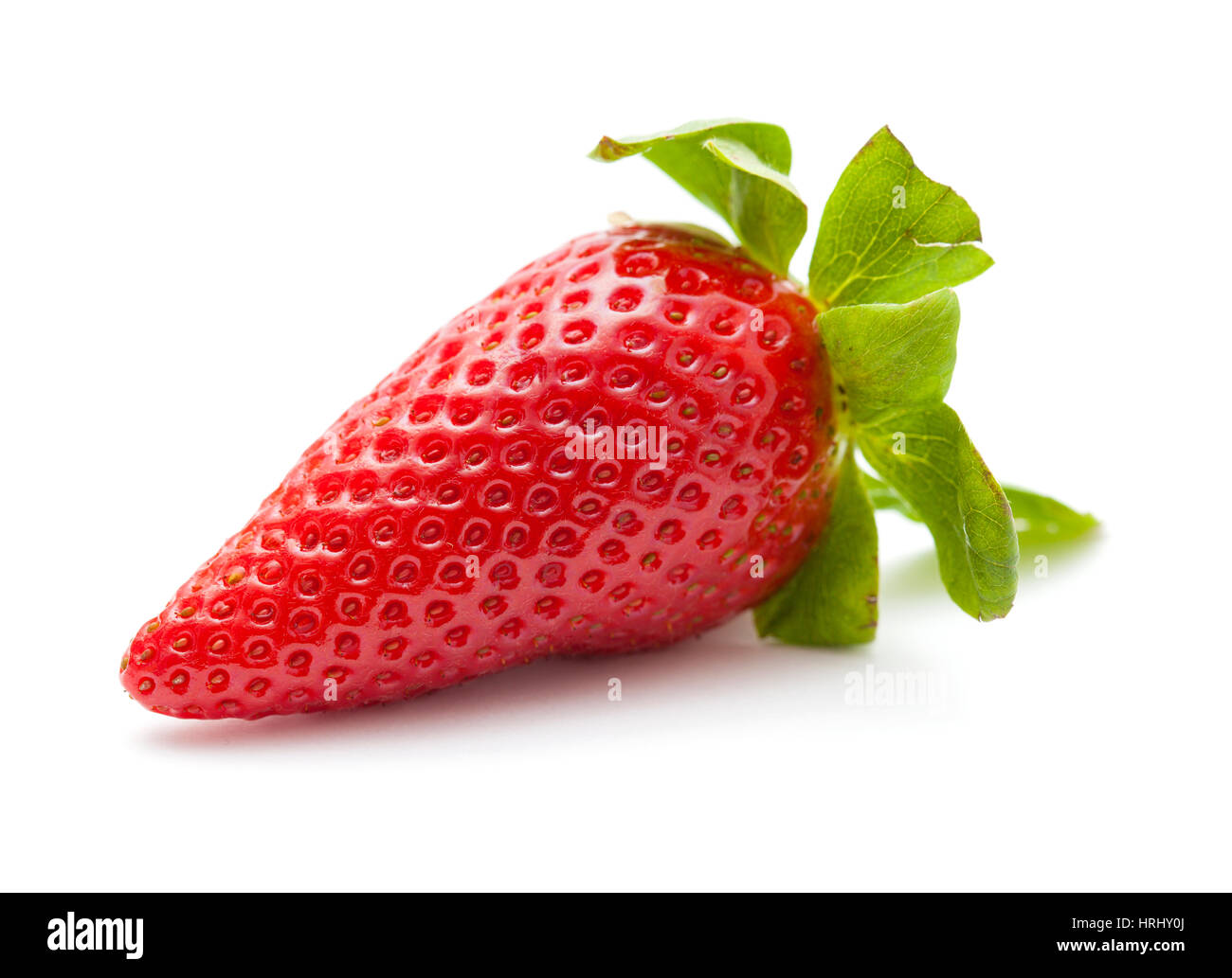 fresh red strawberries isolated on white background Stock Photo - Alamy