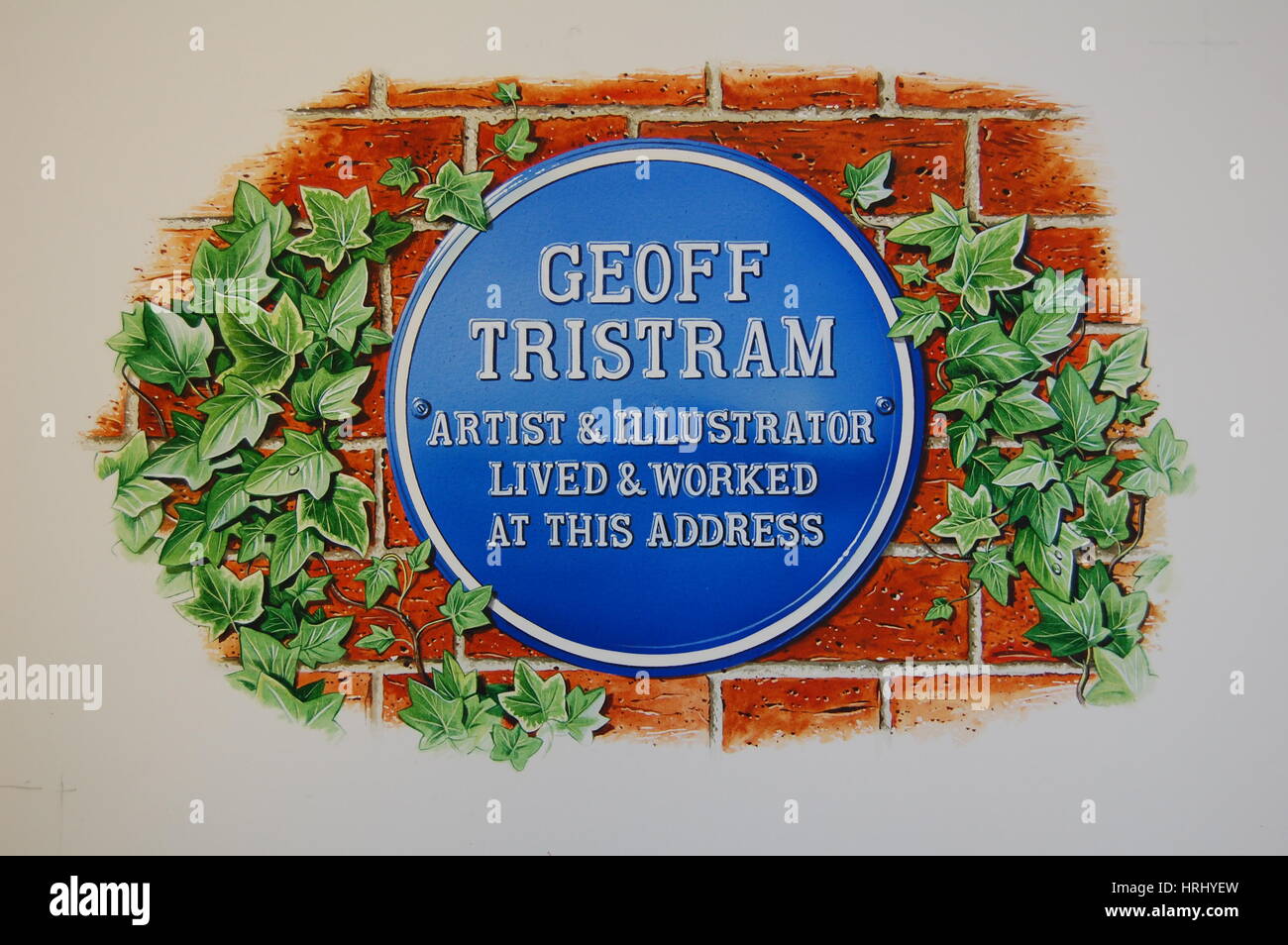 Geoff Tristram's Artwork and Illustrations Stock Photo