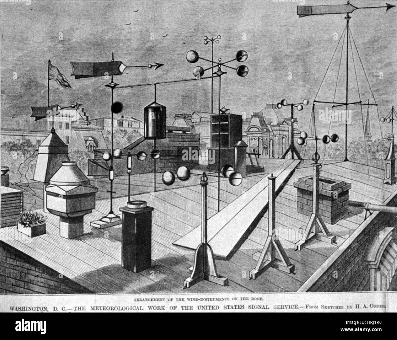 Wind Instruments, 1880 Stock Photo