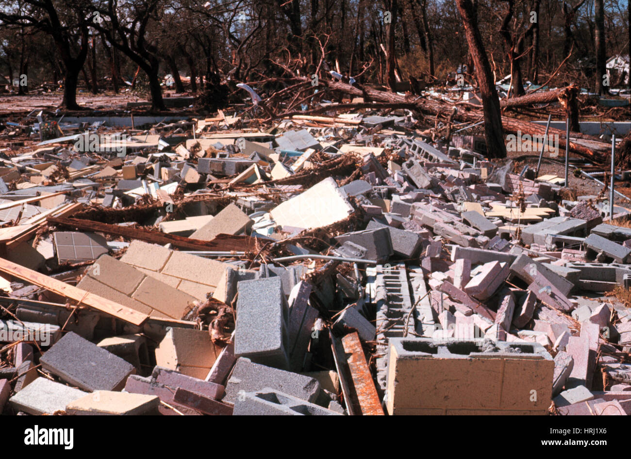 1969 Hurricane Camille Damage