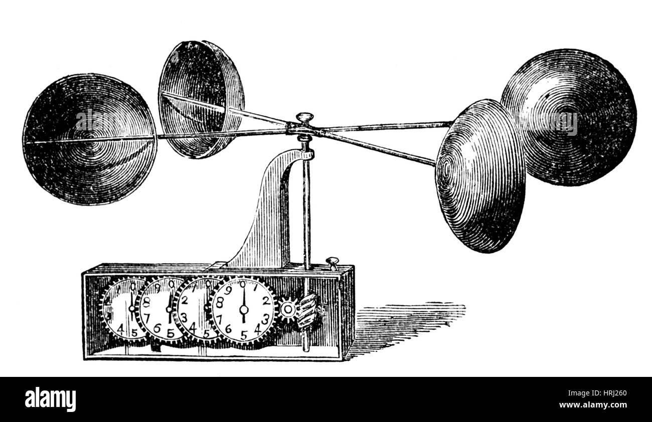 Robinson anemometer Black and White Stock Photos & Images Alamy