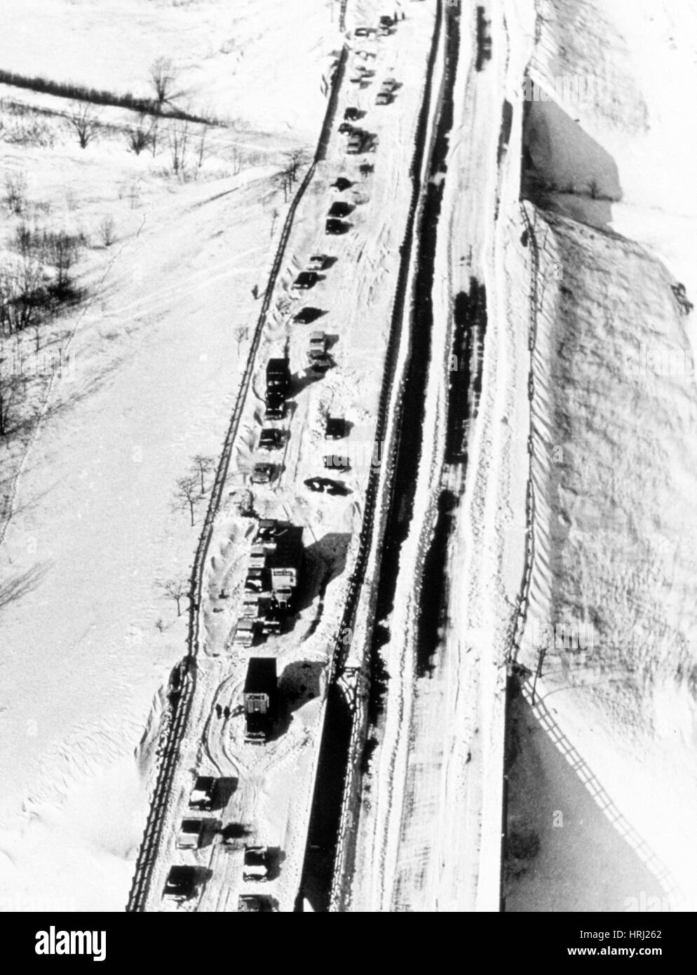 Chicago Blizzard, 1967 Stock Photo