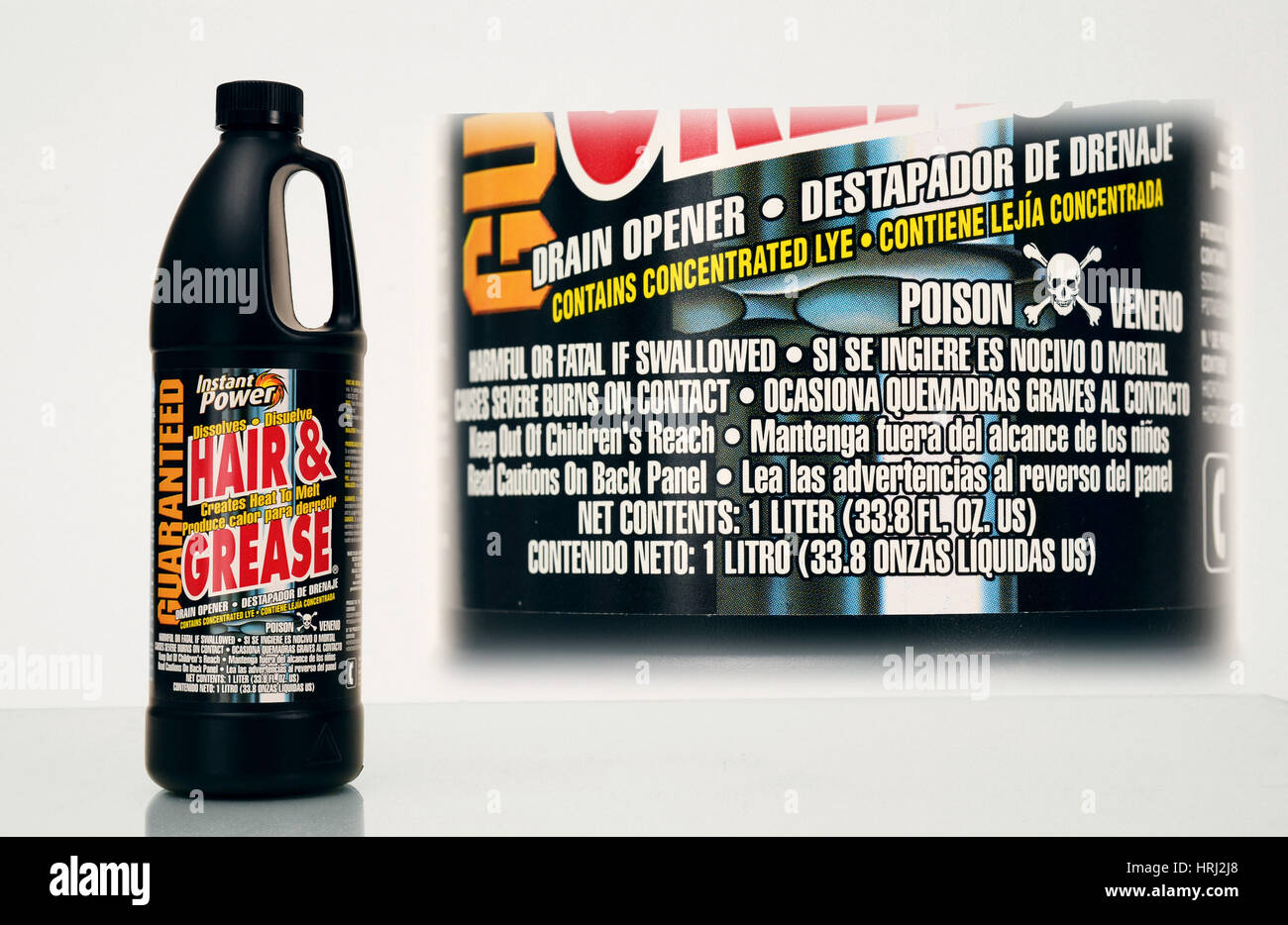 Cleaning product warning label hires stock photography and images Alamy