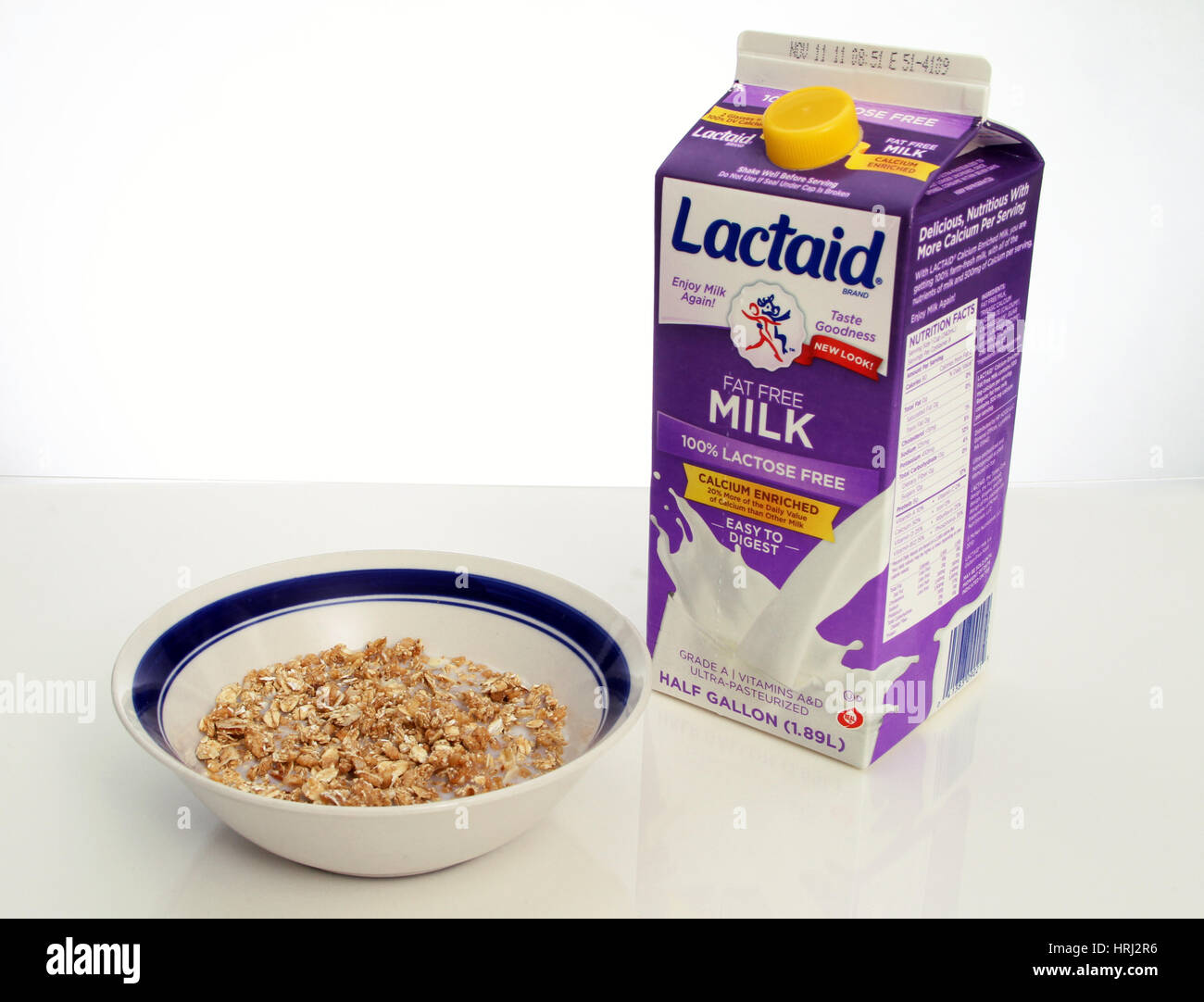 Lactaid Milk Stock Photo