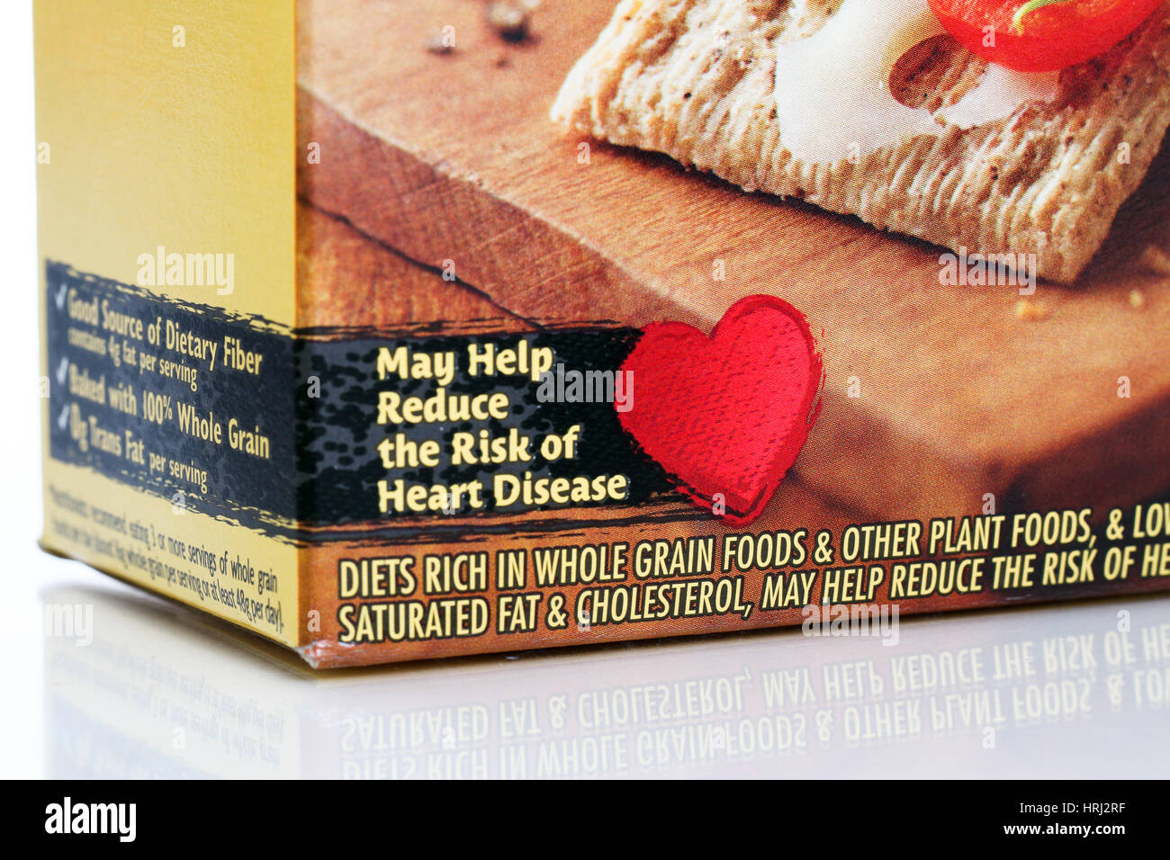 Nutritional Facts Crackers Stock Photo Alamy