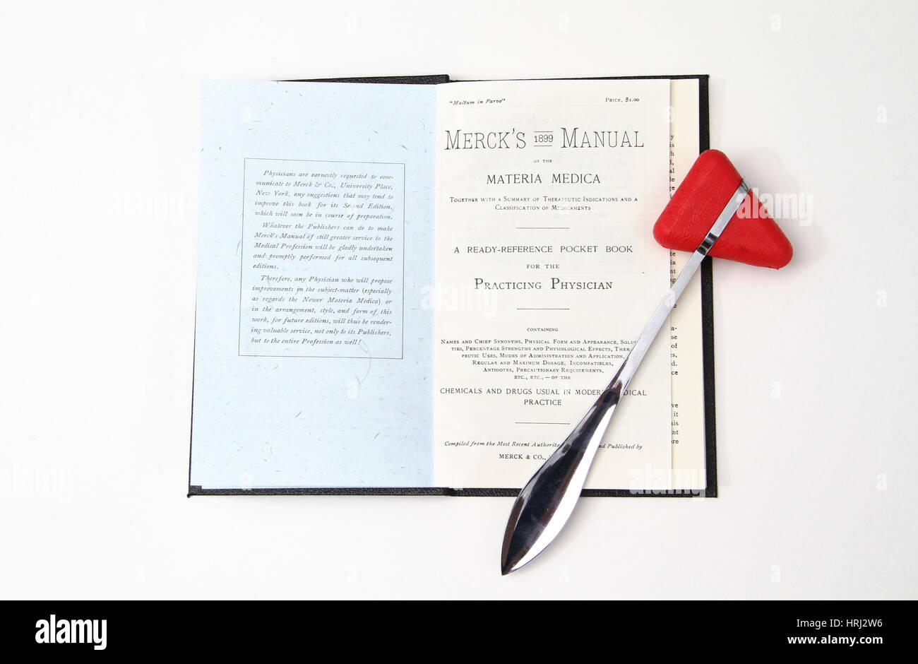 1899 Merck's Manual and Medical Equipment